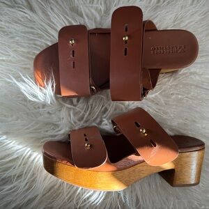 MERCEDES CASTILLO Lisanne Napa Leather Platform Sandals • size 6